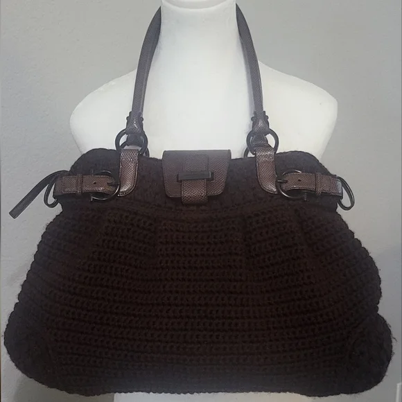 Salvatore Ferragamo crochet handbag - Picture 1 of 9
